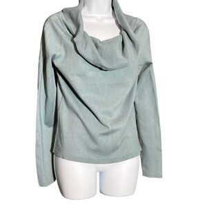 Ann Taylor Soft Blue Versatile Neck Sweater  Size: Medium